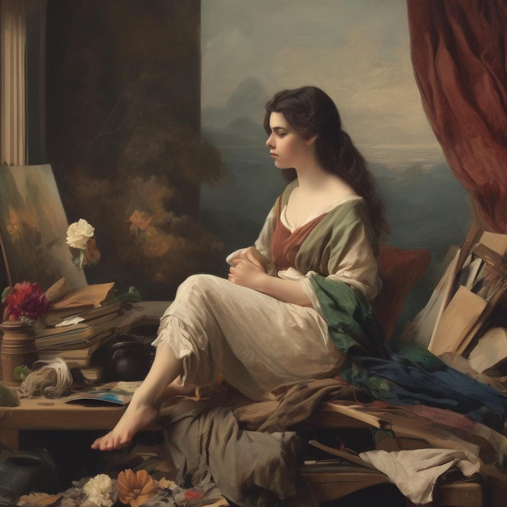 Ο σημαντικός καλλιτέχνης και η κληρονομιά του σε μια ρεαλιστική ζωγραφιά.